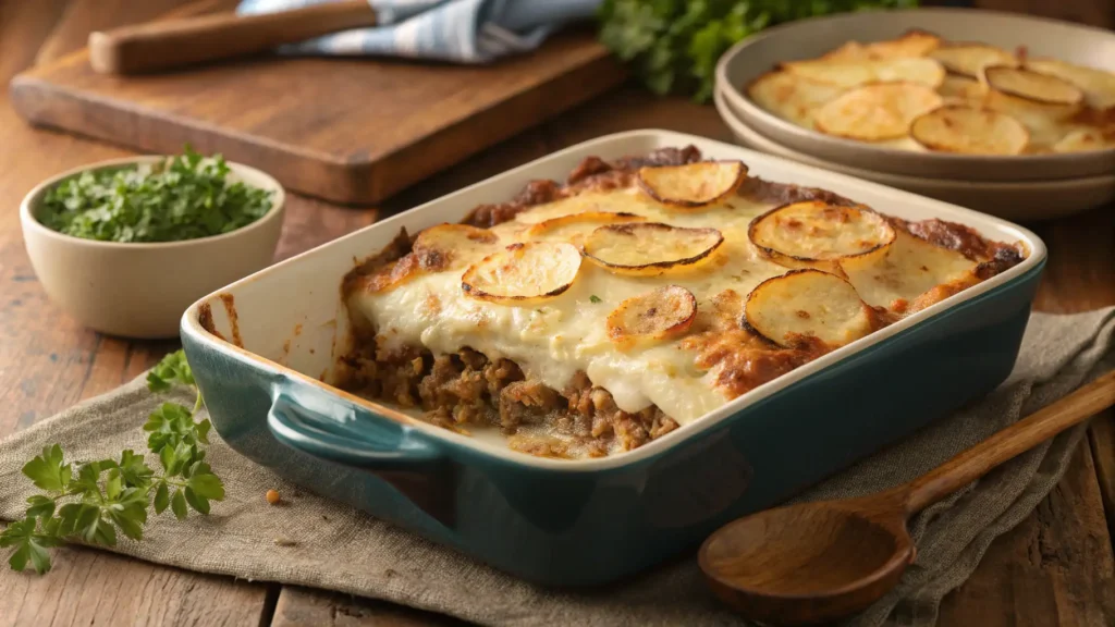 Auflauf Rezepte mit Fleisch: 7 Tipps für mehr Geschmack 3 Herzhafter Auflauf Rezepte mit Fleisch goldbrauner Kartoffelkruste